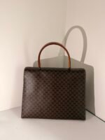 Celine Macadam Vintage Top Handle Flap Bag