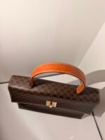 Celine Macadam Vintage Top Handle Flap Bag