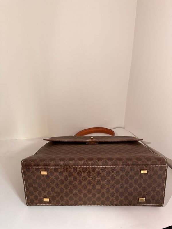 Celine Macadam Vintage Top Handle Flap Bag