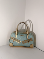 Gucci GG Canvas Bella Shoulder Bag with Bamboo Tassel