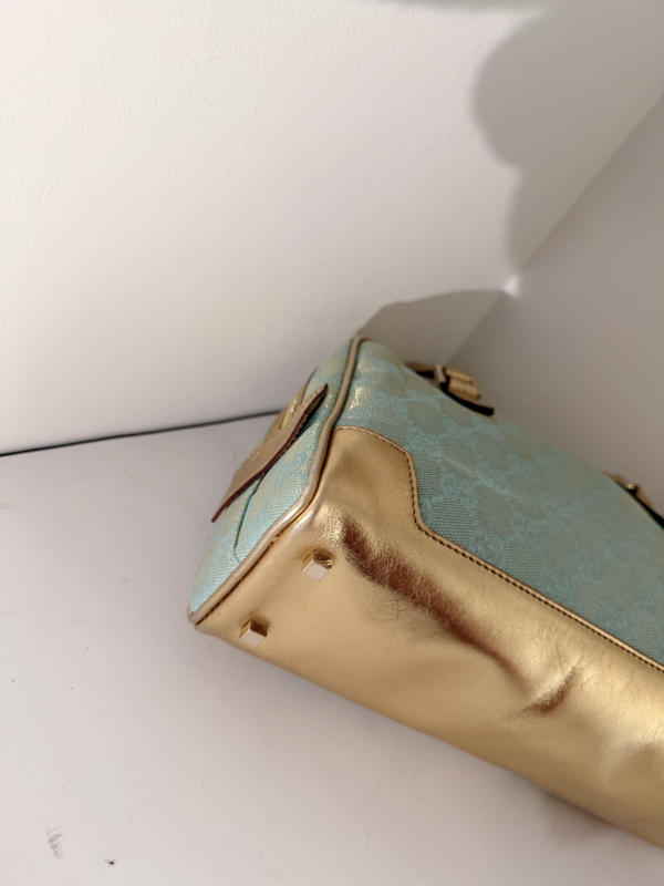 Gucci GG Canvas Bella Shoulder Bag with Bamboo Tassel