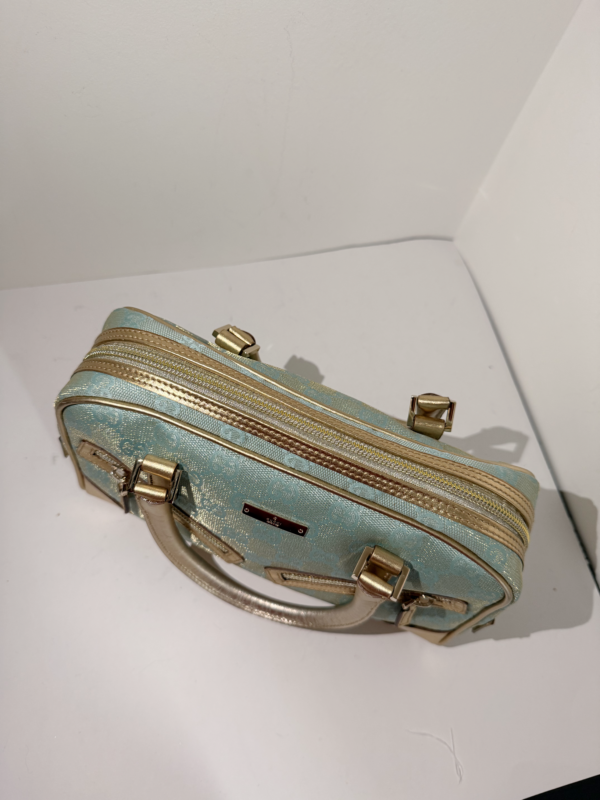 Gucci GG Canvas Bella Shoulder Bag with Bamboo Tassel