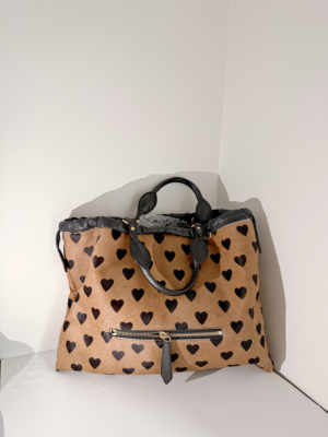 Burberry "Big Crush" Heart Print Tote