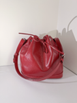 Louis Vuitton Red Epi NoƩ Bucket Bag