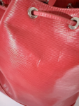 Louis Vuitton Red Epi NoƩ Bucket Bag