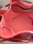 Louis Vuitton Red Epi NoƩ Bucket Bag
