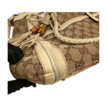 Gucci GG Canvas Bella Shoulder Bag with Bamboo Tassel