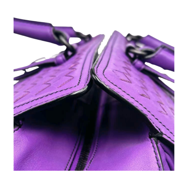 Bottega Veneta  Intrecciato Top Handle Flap Bag