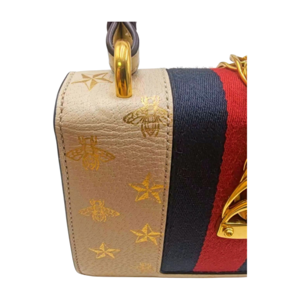Gucci Sylvie Bee and Star Mini Top Handle Bag