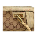 Gucci GG Canvas Bella Shoulder Bag with Bamboo Tassel