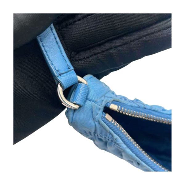 Prada Ruched Nylon Hobo Bag