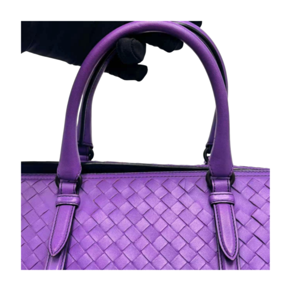 Bottega Veneta  Intrecciato Top Handle Flap Bag