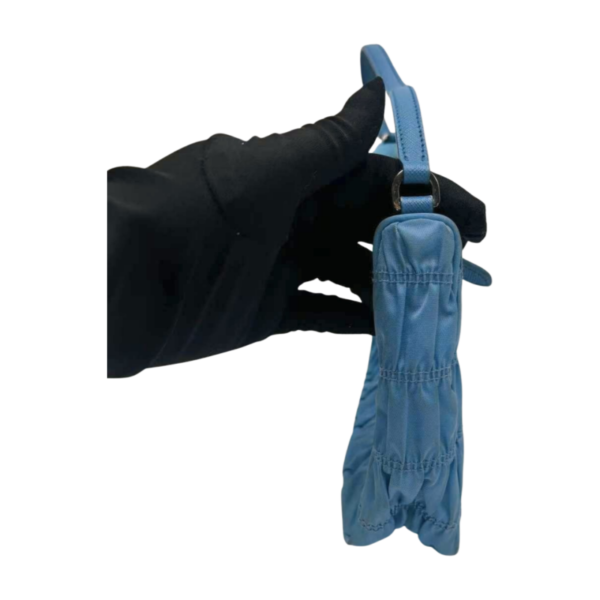 Prada Ruched Nylon Hobo Bag