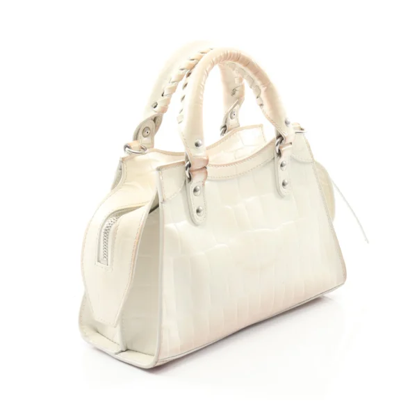 Balenciaga White Neo Classic City Mini Handbag