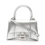 Balenciaga Silver Hourglass XS Handbag