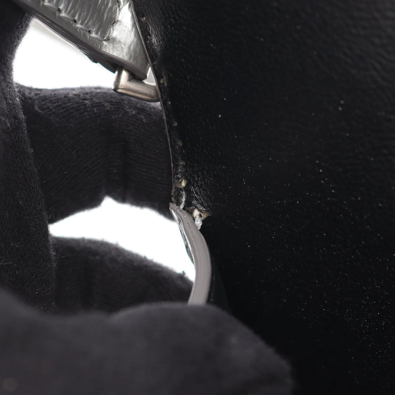 Balenciaga Silver Hourglass XS Handbag - Image 5