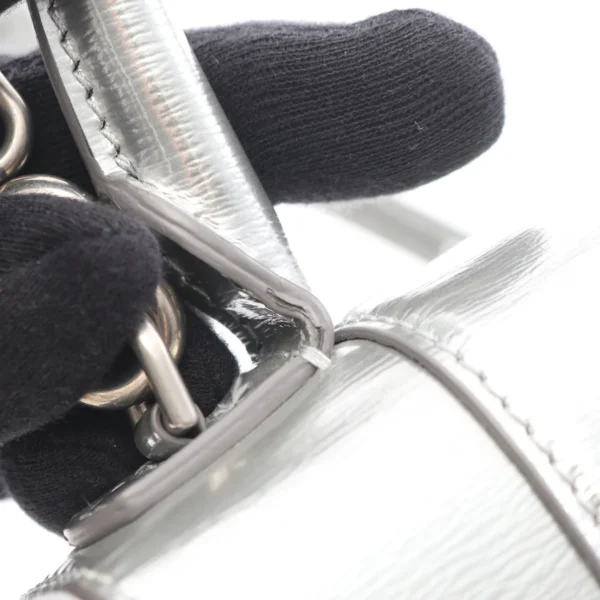 Balenciaga Silver Hourglass XS Handbag