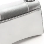 Balenciaga Silver Hourglass XS Handbag