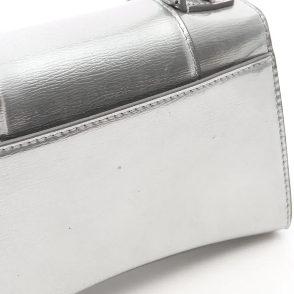 Balenciaga Silver Hourglass XS Handbag