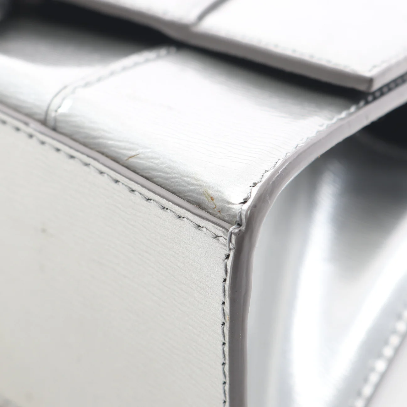Balenciaga Silver Hourglass XS Handbag - Image 8