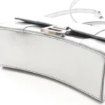 Balenciaga Silver Hourglass XS Handbag