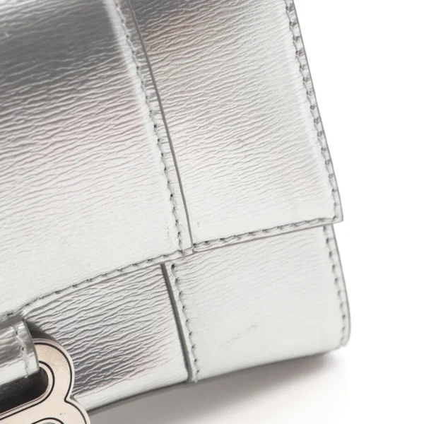 Balenciaga Silver Hourglass XS Handbag