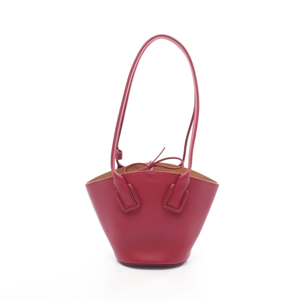 Bottega Veneta Arco Bordeaux Small Basket Bag