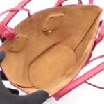 Bottega Veneta Arco Bordeaux Small Basket Bag