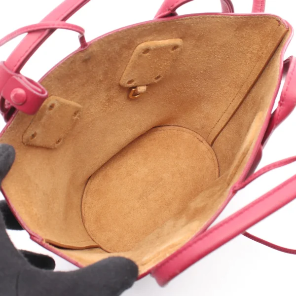 Bottega Veneta Arco Bordeaux Small Basket Bag