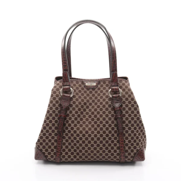 Celine Macadam embossed canvas Tote