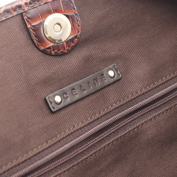 Celine Macadam embossed canvas Tote