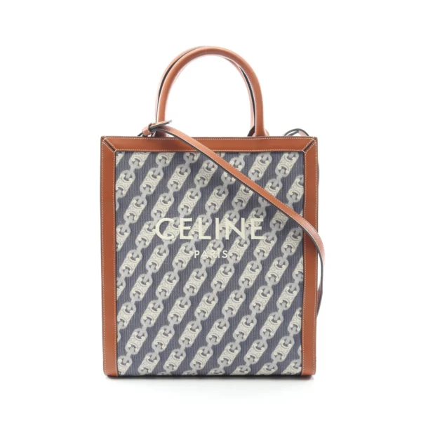 Celine Indigo Maillot Triomphe Tote