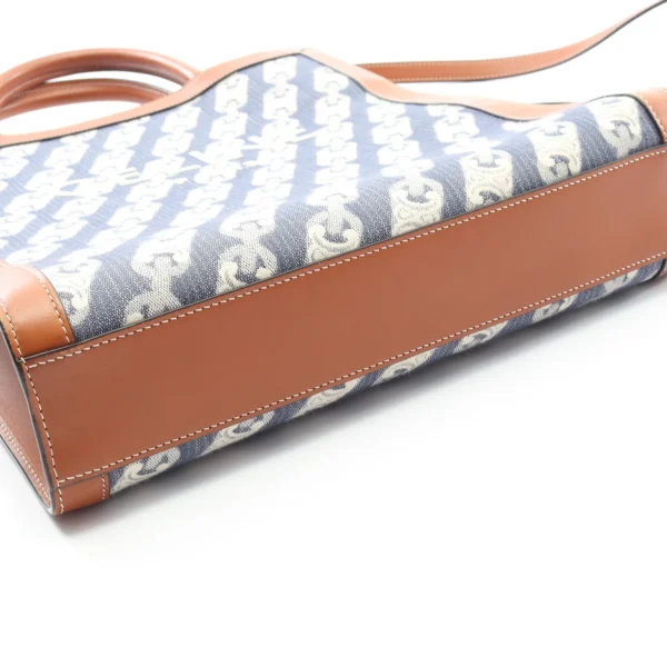 Celine Indigo Maillot Triomphe Tote
