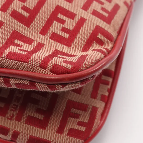 Fendi Red Zucchino Shoulder Bag