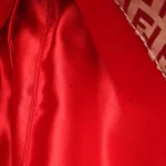 Fendi Red Zucchino Shoulder Bag