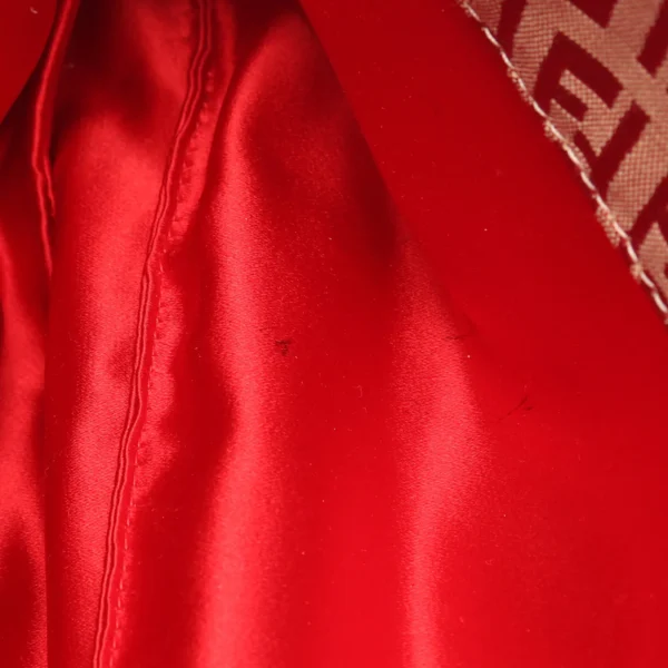 Fendi Red Zucchino Shoulder Bag