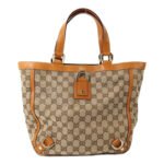 Gucci Beige GG Canvas Handbag