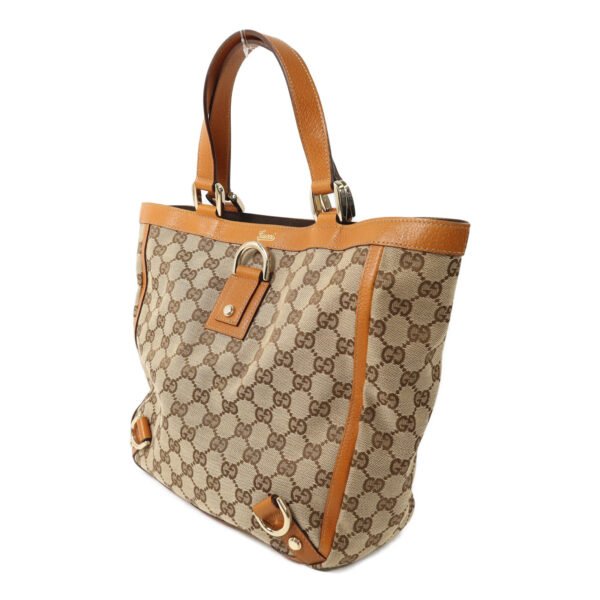 Gucci Beige GG Canvas Handbag
