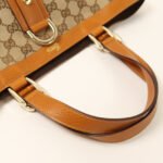 Gucci Beige GG Canvas Handbag