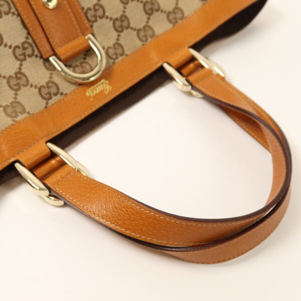 Gucci Beige GG Canvas Handbag