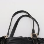 Gucci Black Leather Interlocking G Handbag