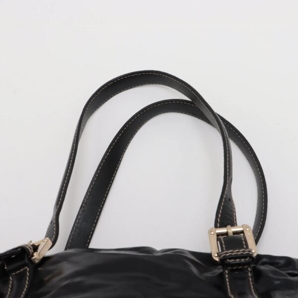 Gucci Black Leather Interlocking G Handbag
