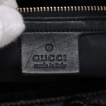 Gucci Black Leather Interlocking G Handbag