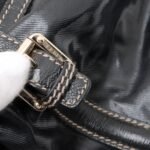 Gucci Black Leather Interlocking G Handbag