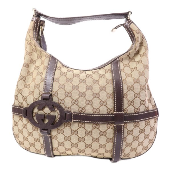 Gucci Brown GG Canvas Shoulder Bag