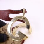 Gucci Red GG Canvas Shoulder Bag