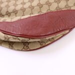 Gucci Red GG Canvas Shoulder Bag