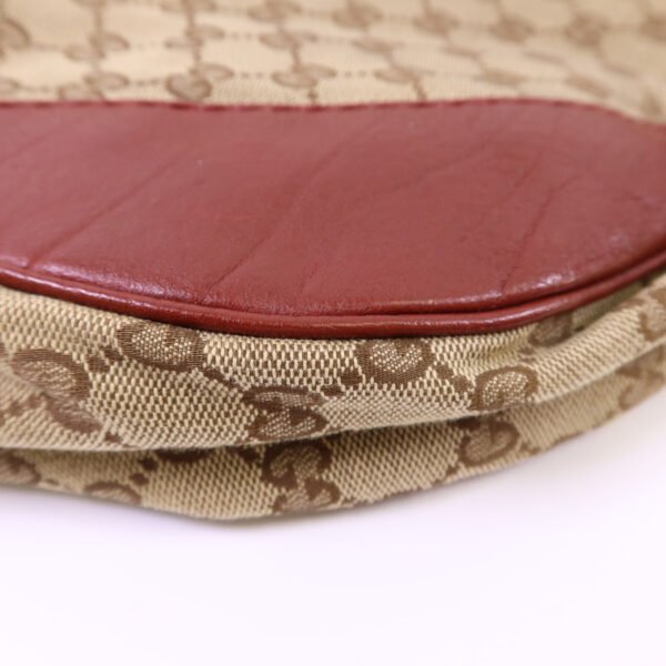 Gucci Red GG Canvas Shoulder Bag