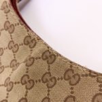 Gucci Red GG Canvas Shoulder Bag