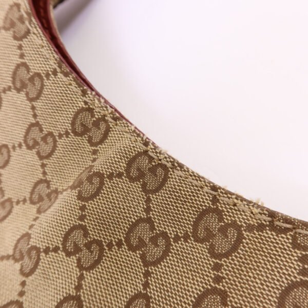 Gucci Red GG Canvas Shoulder Bag